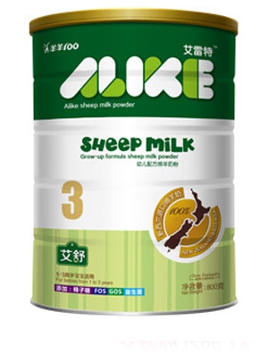 艾雷特艾舒幼兒奶粉3段800g