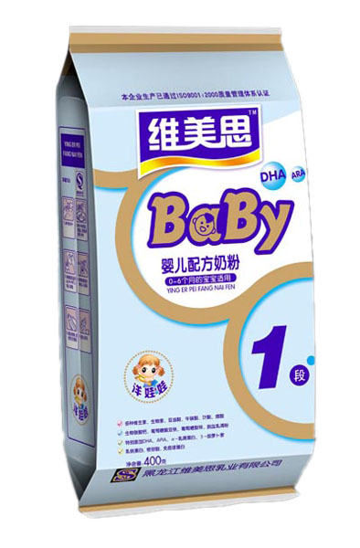 維美思洋娃娃嬰兒配方奶粉1段袋裝