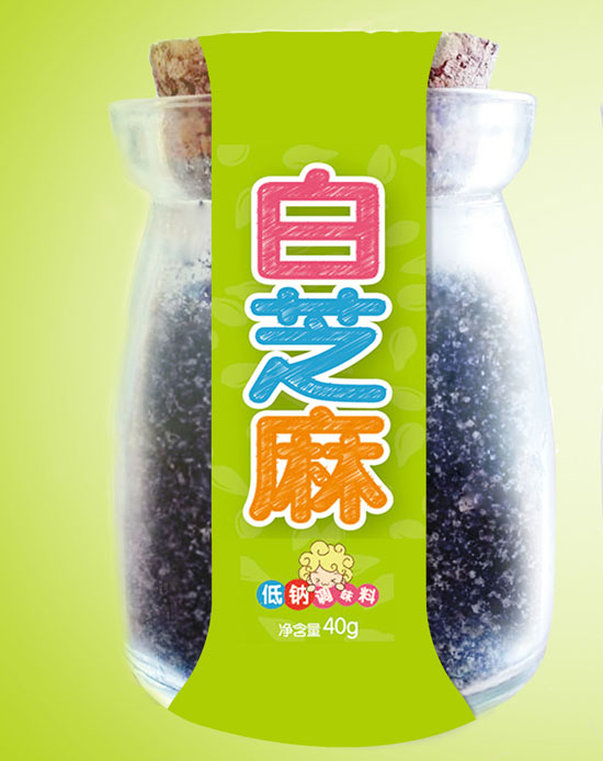 愛米小鎮(zhèn)白芝麻低鈉調味料綠裝