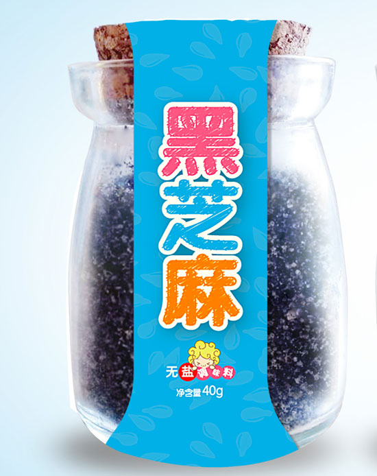 愛米小鎮黑芝麻無鹽調味料